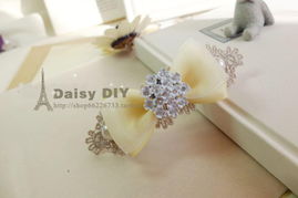 以花為名，以蝶為飾 探秘Daisy手工韓版甜美發飾品的清新魅力